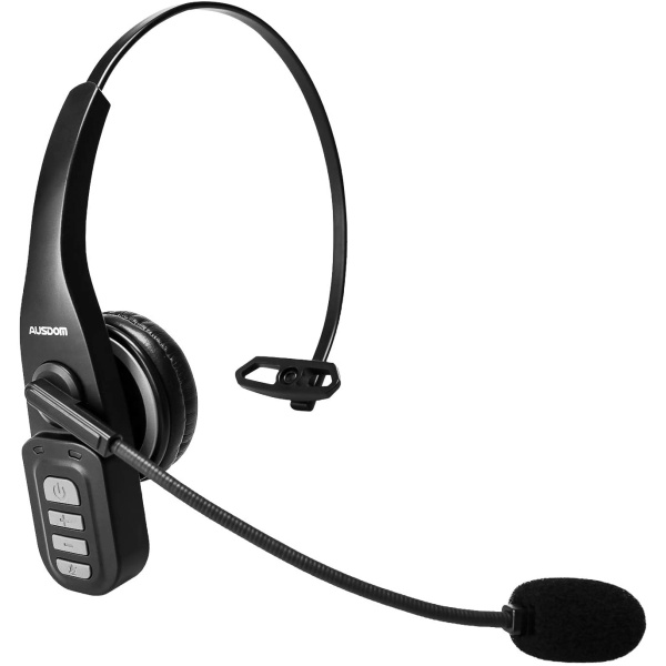 Casca Call Center Ausdom Bluetooth 5.0 Cu Microfon BW01